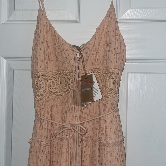 NWT Surf Gypsy Eyelet Tank Tiered Dress - Picture 2 of 8